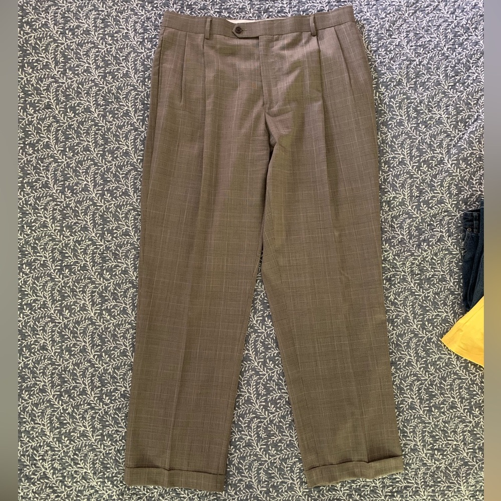 Nautica Men’s Pleated Dress Pants, 36” W x 32” L